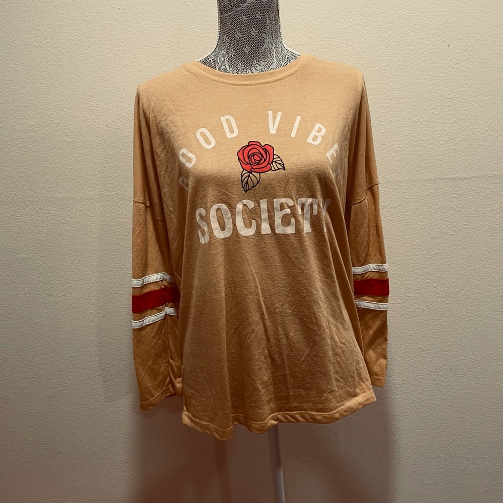 Good Vibes Society lightweight sweatshirt. Size L
